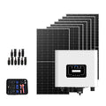 OEM FJ-SS-5kW-30kWh All-in-One Hybrid 15kW 20kW MPPT Solar Panel System 30kWh Lithium Battery Complete Home Grid-Tie Backup CE RoHS TUV IEC SASO UL 10-Year Warranty