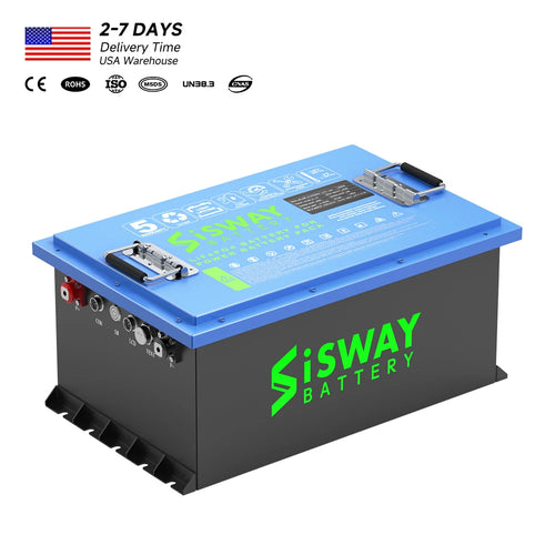 48V 105Ah Lithium Golf Cart Battery Built-in 200A BMS 4000+ Cycles Rechargeable LiFePO4 Battery Perfect for Golf Cart PRIME RJ SOLAR PH