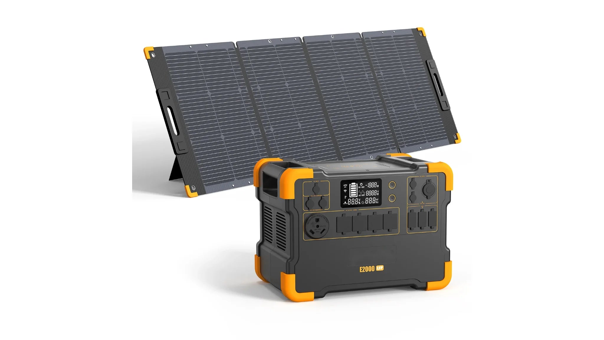 2000W  1920WH Power Station Solar Energy Facts Solar Inverter with Inbuilt Lithium Battery Renewable Energy Management PRIME RJ SOLAR PH