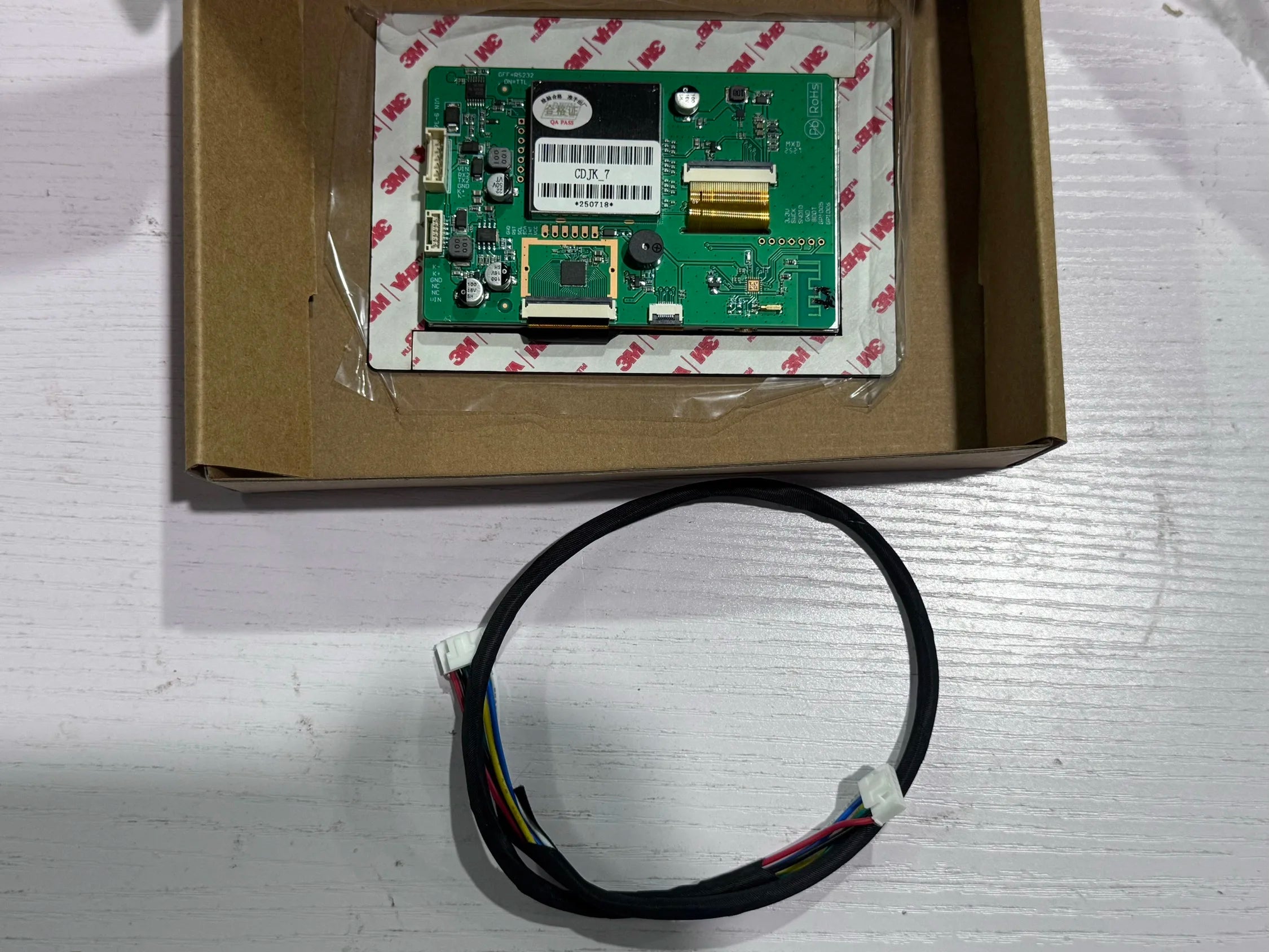 JIKONG LCD-4.3-TTL-P 4.3" LCD Touch Screen BMS PCBA for JK Battery Charging
