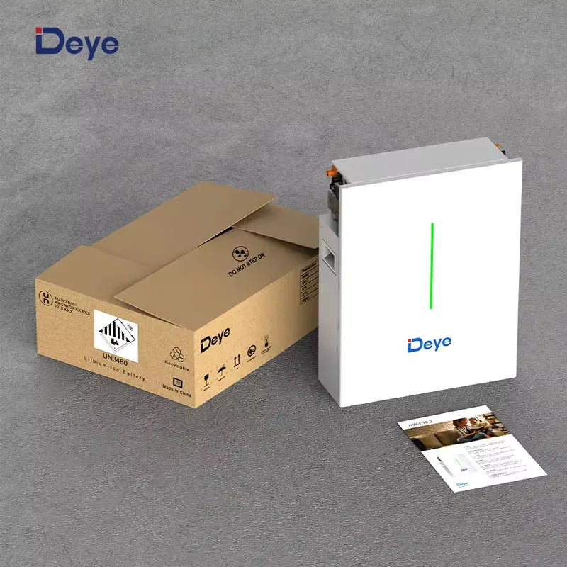 Deye RW-F10.2  51.2V 200Ah Lifepo4 Battery Li-on Wall Power 10kWh Lithium Iron Phosphate Batteries 10.2kWh for Home Electricity