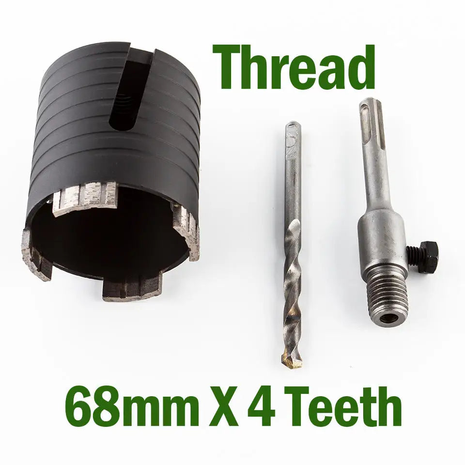68mm Cement Hole Opener Diamond Core Bit Concrete Wall Hole Saw Drill Bit Set Electric Hollow Core Drill Bit