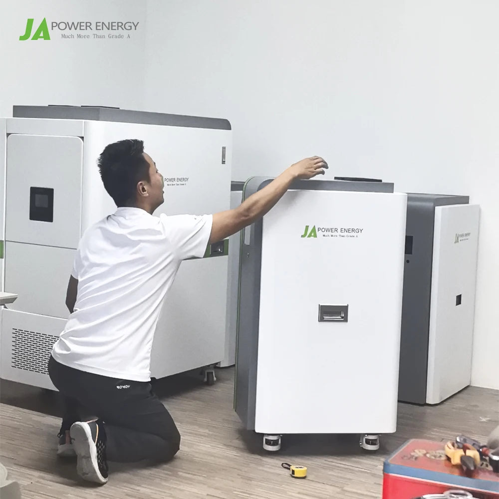 All in One Battery and Inverter 30kw 40kw 50kw Solar Hybrid Systems 50kwh 100 kwh Batterie 48v 51.2v Home Storage Energy Battery PRIME RJ SOLAR PH