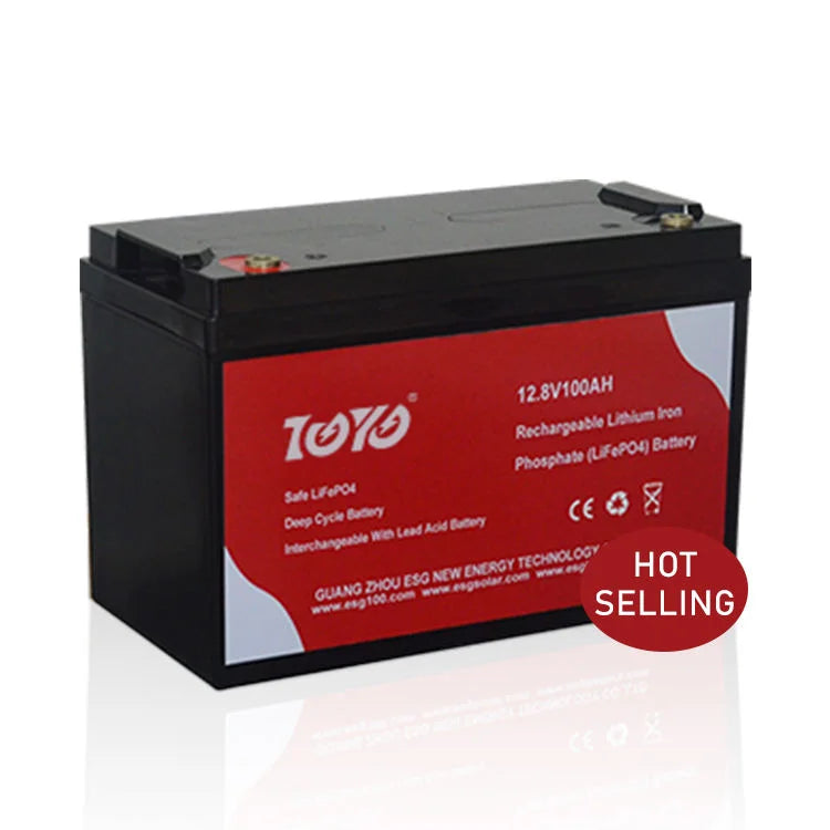 ESG 12V/24V LiFePO4 Battery 100-200Ah in ABS Case with Smart BMS for Solar and Telecom Backup PRIME RJ SOLAR PH