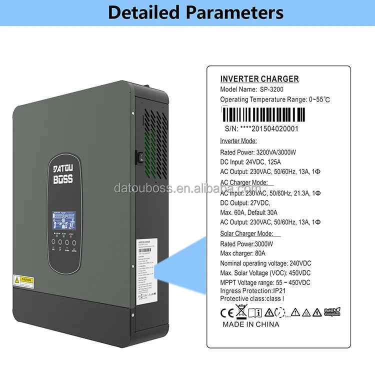 2023 Hot Sale 24v Solar Panel Inverter with Battery for Home Use Hybrid Solar Inverter Exclusively for Ukraine PRIME RJ SOLAR PH