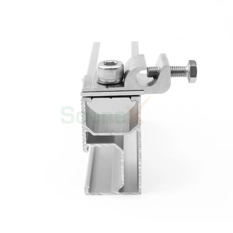 Aluminum Earthing Kit with Solar Grounding Lugs Solar Bracket Components for Efficient Solar Panel Mounting