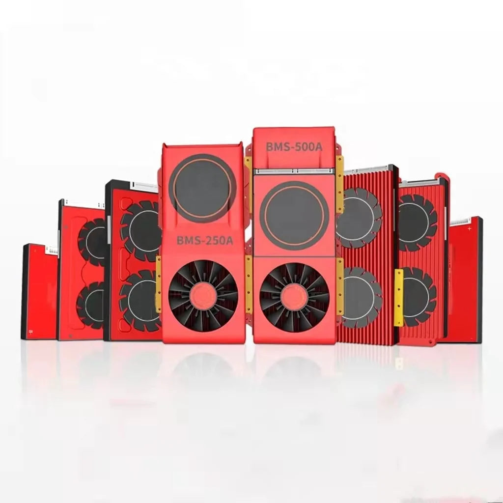 Smart BMS 4S 12V/8S 24V/16S 48V 40A LiFePo4 Active Balance BMS Bulit-in BT/LCD  CAN RS485 Lifepo4 Bms