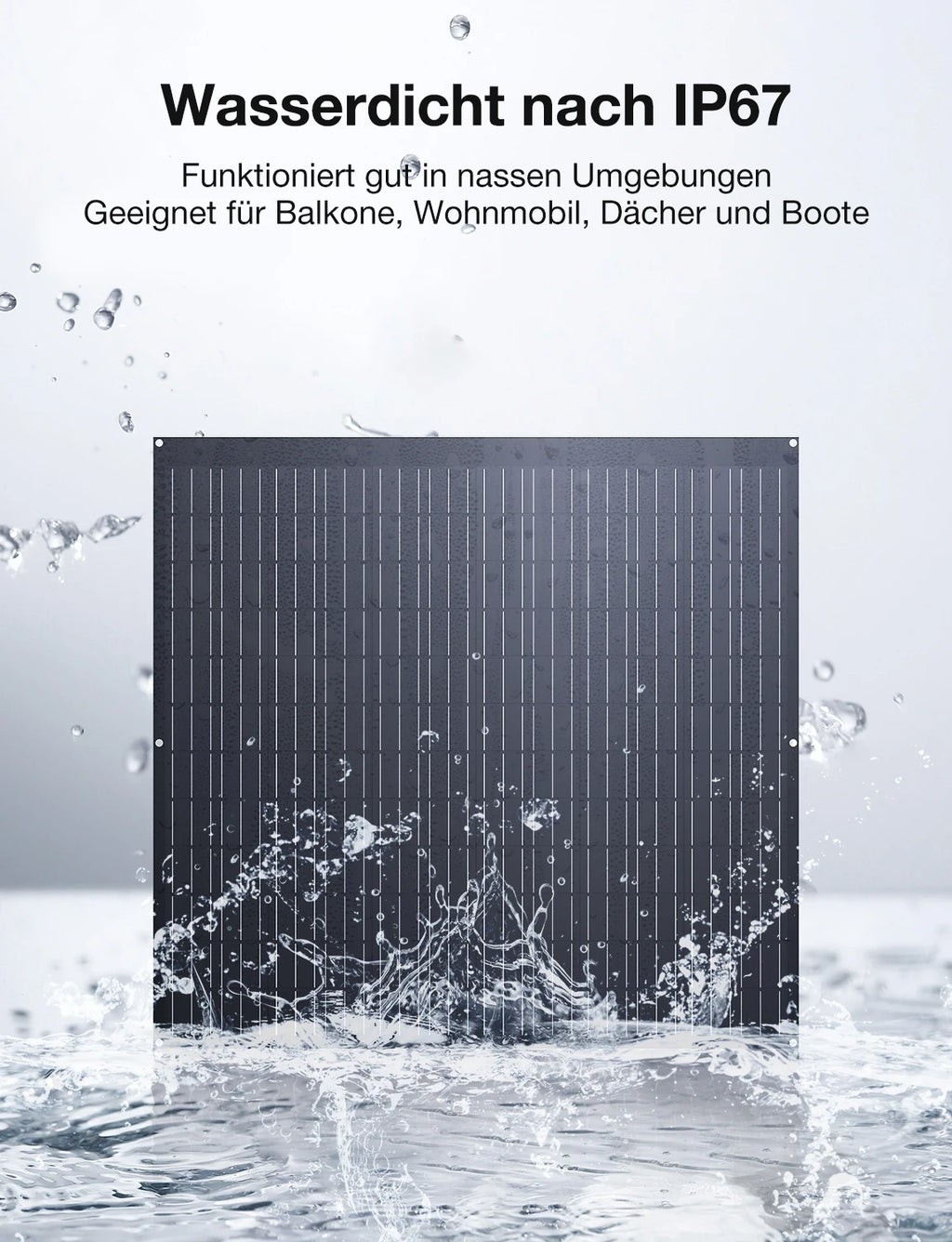 240W 250W Outdoor Flexible Monocrystalline Solar Panel for RVs, Roofs, Caravans, Trailers, Boats and Tents (2pcs Pack)