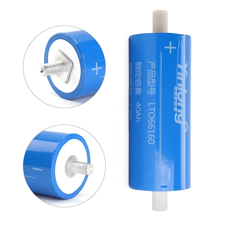 YINGLONG 2.3V 40AH 66160 Lithium Titanate Battery LTO Optimized for UPS Power Tools High Performance Lithium Ion Pack PRIME RJ SOLAR PH
