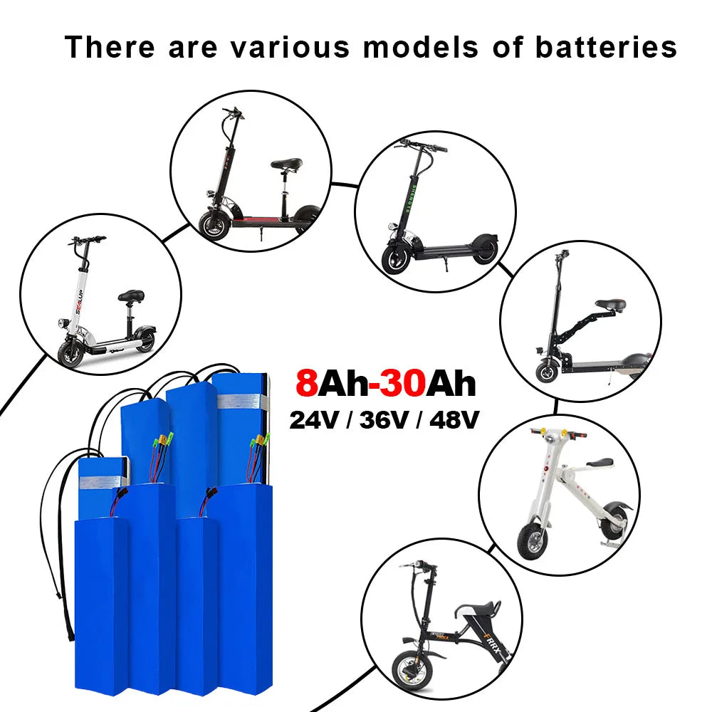 ZD 36V 20AH Li-ion Battery Pack PO4 E-Bike Battery for E-Scooter for Consumer Electronics Home Appliances Safety-Certified