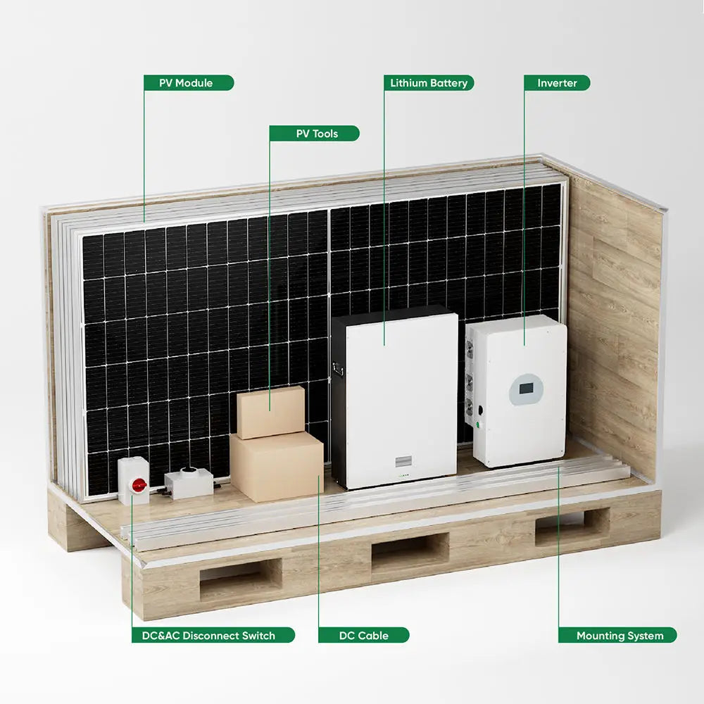 Off-grid 5kw Home Solar System 15kw off Grid Hybrid Solar Power System 5kw PRIME RJ SOLAR PH