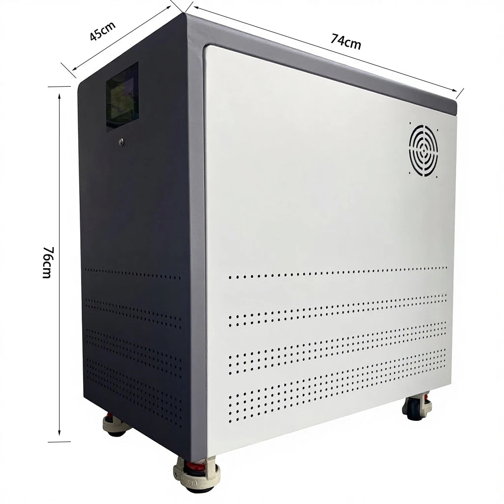 Huanchu 51.2V MB56 16S 628Ah 33KWh Prismatic LiFePO4 Battery Box Kit with JK 300A V19 BMS for Solar Energy Storage