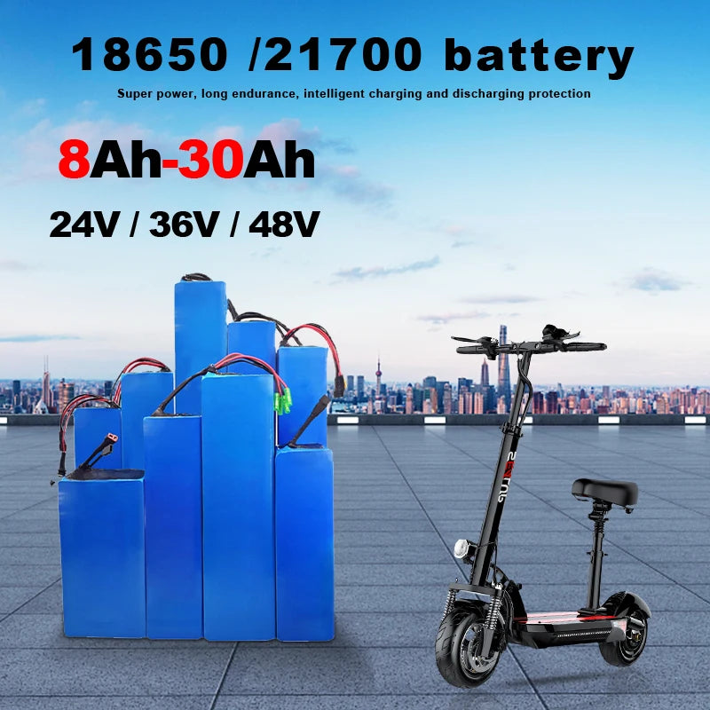 ZD 36V 20AH Li-ion Battery Pack PO4 E-Bike Battery for E-Scooter for Consumer Electronics Home Appliances Safety-Certified