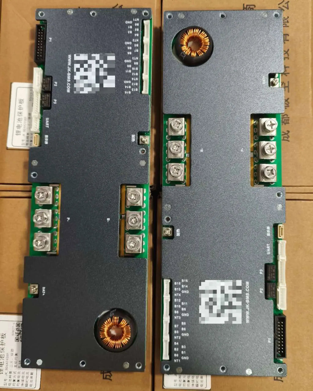 JK V19 PB2A16S30P 48V 300A Inverter BMS for Lithium Iron Battery Packs Supporting Parallel 2A Active Balancing