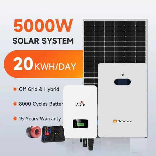 1kw 3kw 5kw 10kw 15kw 20kw 30kw Off-grid Photovoltaic Complete Set Solar Energy off Grid Home Power Systems