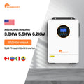 SUNBOOST 5.5K/6.2K48-D120 6.2kW Split-Phase Hybrid Solar Storage Inverter 120V/240V AC 60Hz WiFi Residential US Stock