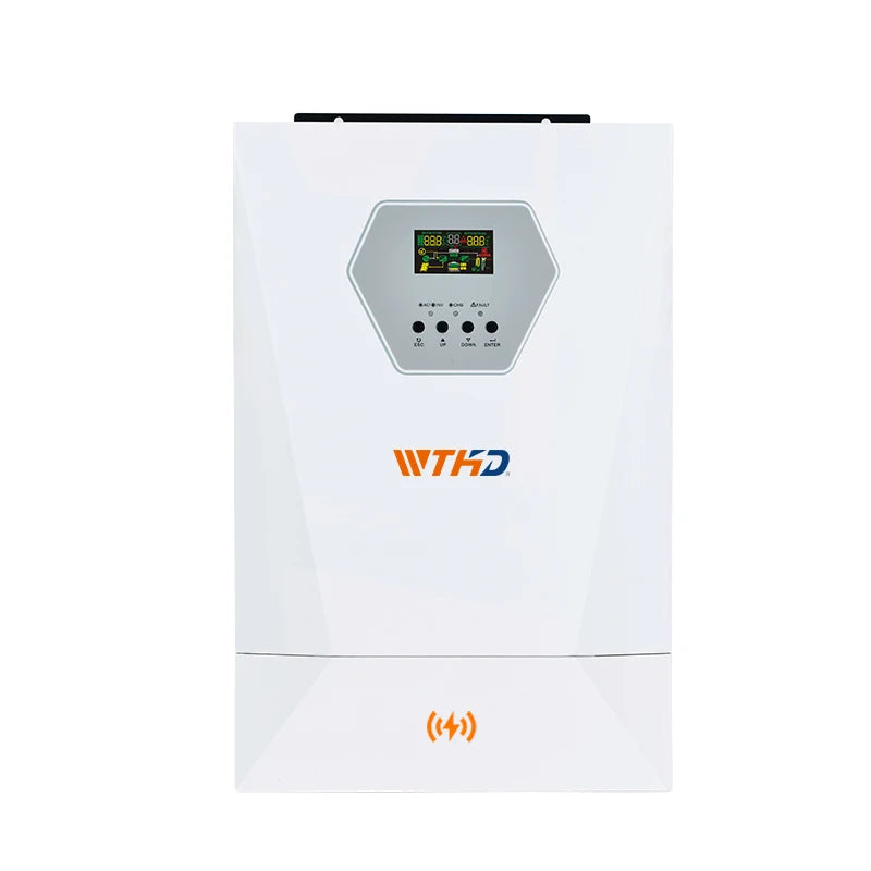 WTHD 3KW AC Solar Inverter Pure Sine Wave 100A 500VDC off Grid 24V MPPT Hybrid Single >94% Efficiency 4200W Max PV Input PRIME RJ SOLAR PH
