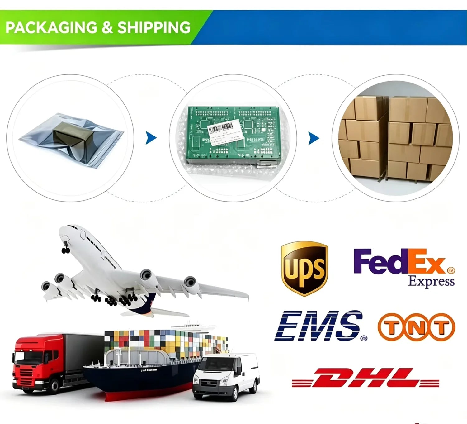 YuBo PCBA-015 FR4 Aluminum PCB Assembly for Wireless Communication OEM Services 48V LiFePO4 Battery Systems