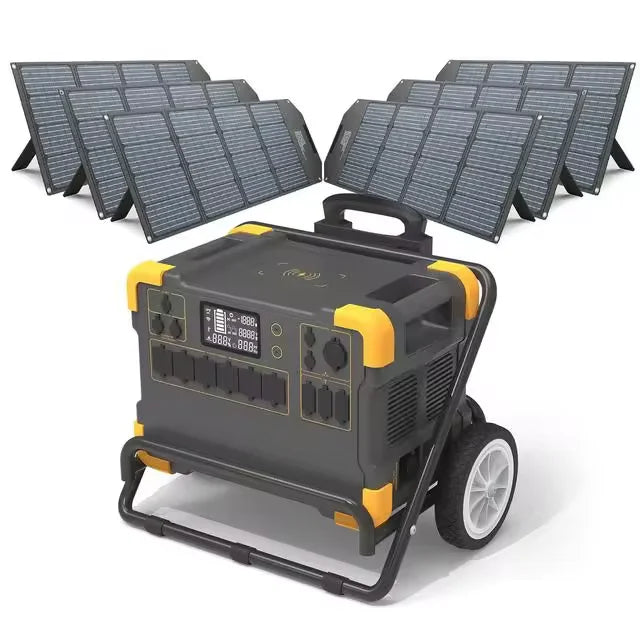 2000W Large Solar Generator E2000LFP LifePO4 Battery Energy System Solar Band Expandable Battery Super Portable Power Station PRIME RJ SOLAR PH