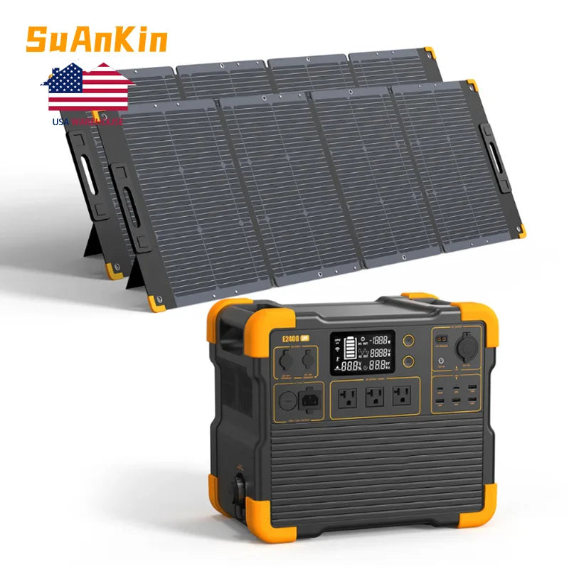 Wholesale 2048Wh Portable Lifepo4 Battery Power Station Renewable Energy Backup Multi Function Power Device