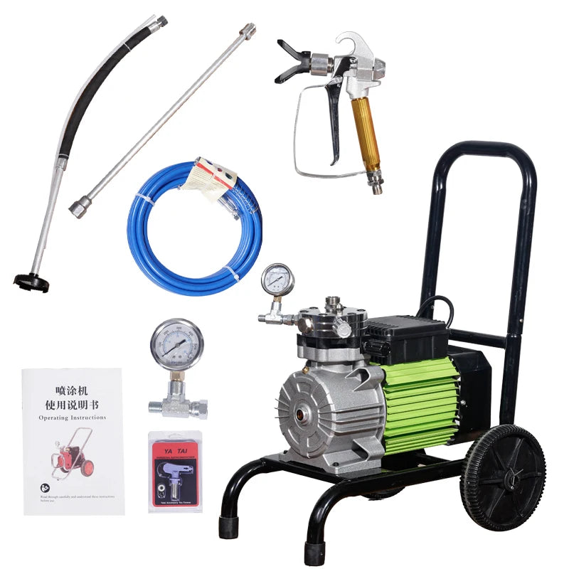 Professional DIY High-Pressure 220V Electric Airless Latex Paint Coating Spraying Machine Brushless Engineering Motor Spray Gun PRIME RJ SOLAR PH