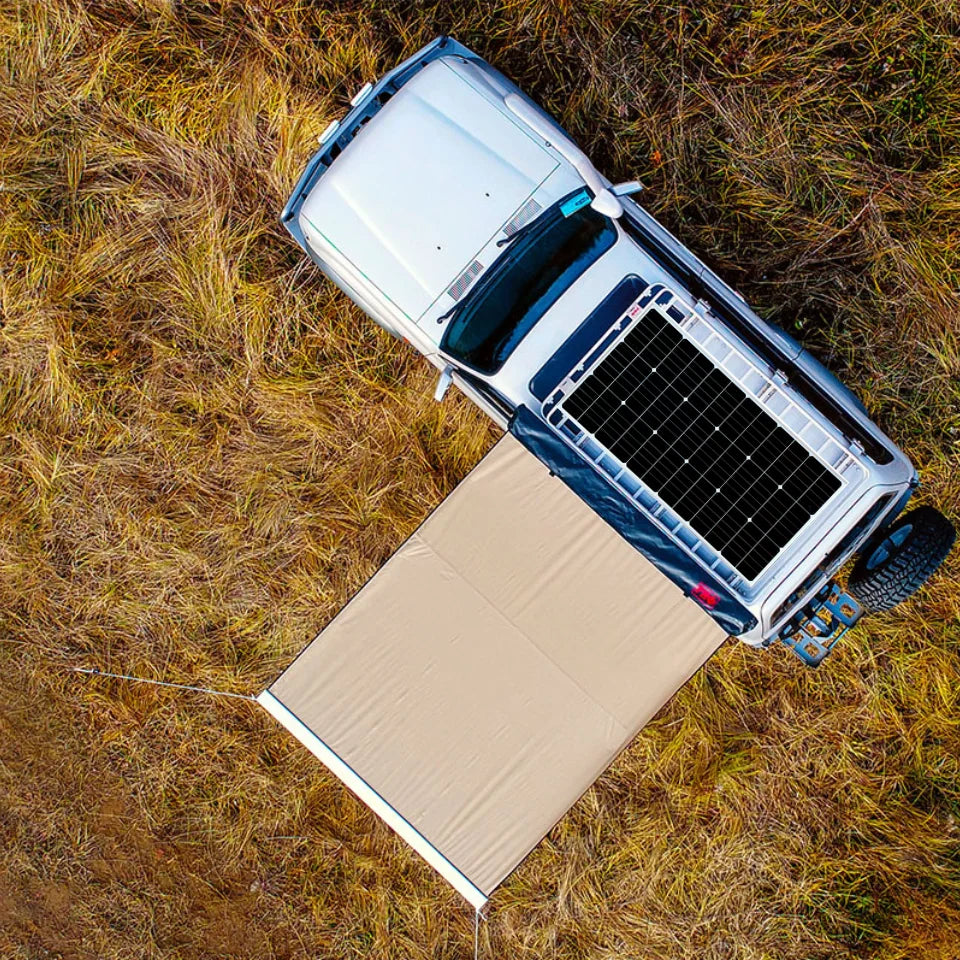 High Efficiency 100W Rigid PERC Mono Solar Panel for Electricity Generation Fixed on Balcony Open-Air Roof or Terrace