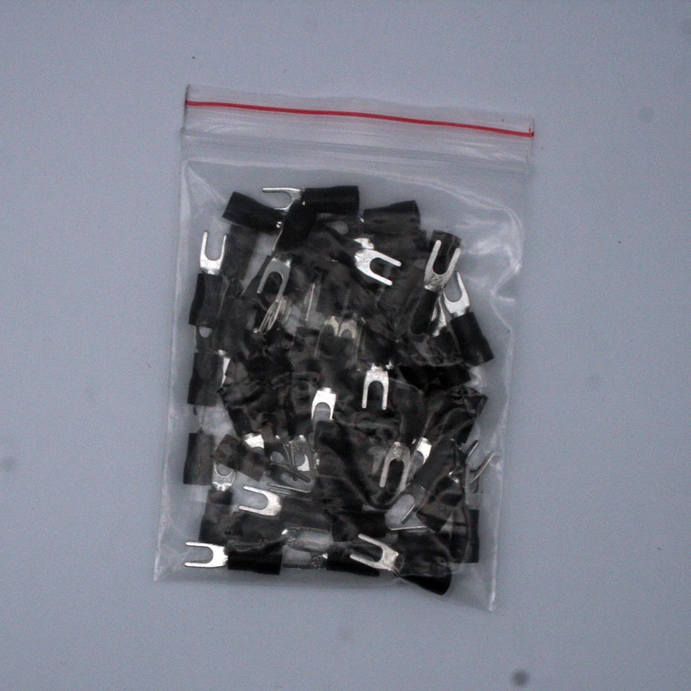 Sv2-3 five color bifurcated cable wire connector 50 PCS / wrapped bifurcated preinsulated fork shovel WG wire crimping termi PRIME RJ SOLAR PH