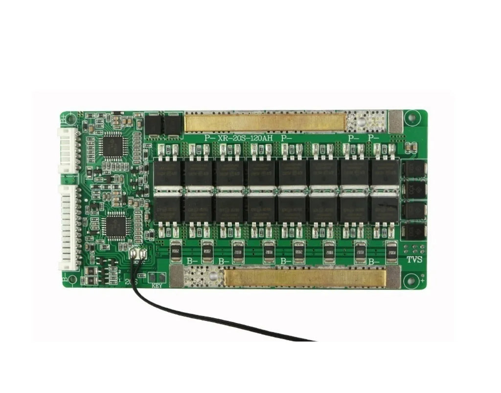 Li-ion 18S 40A-120A for 3.7V Lithium Ternary NMC Battery with Balance Temperature protection Charge Discharge SamePort Board H69