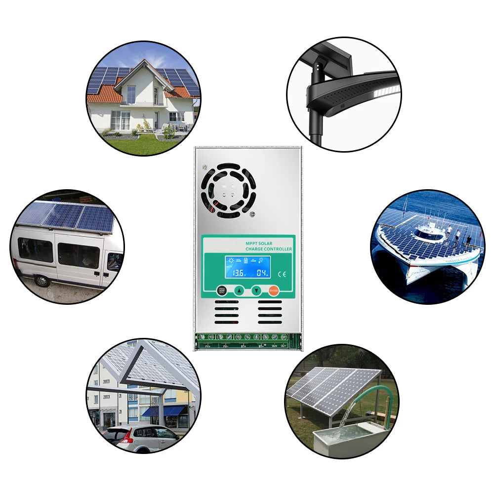 PowMr Smart 12V 24V 36V 48V Solar Panel Controller 60A Lifepo4 Charge Controller MPPT Solar Charge Controller PRIME RJ SOLAR PH