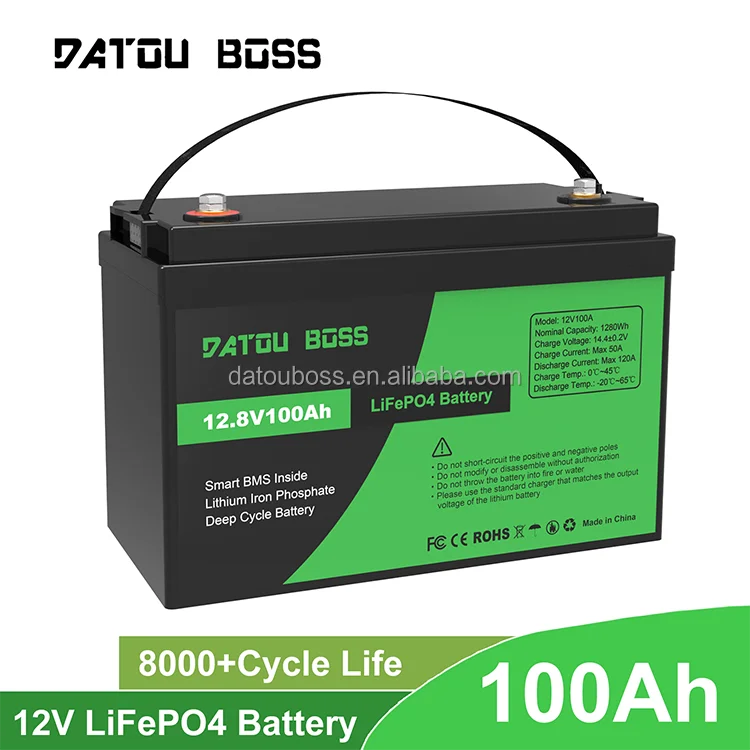 12V 100AH LiFePO4 Lithium Ion Batteries Germany EU WAREHOUSE 100A BMS Suitable for Camping, RV,home Solar Energy System