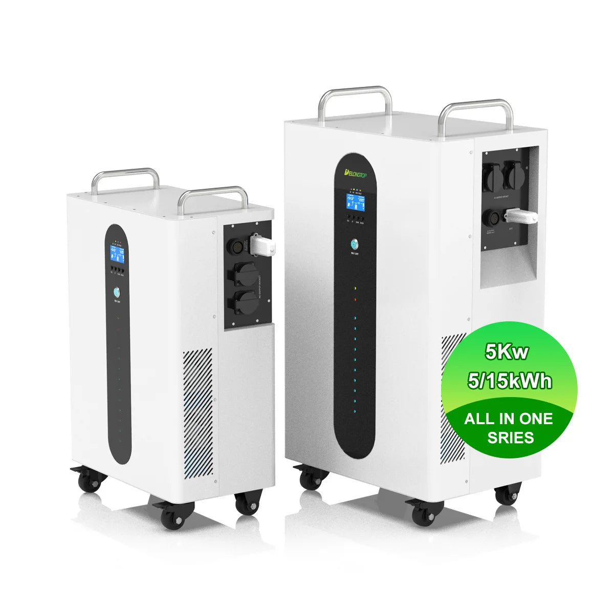 All in One Home Power System Complete Kit Ac Solar Ups Power Bank 51.2V 300Ah ESS Stackable Battery 15kwh Built-in 5kw Inverter