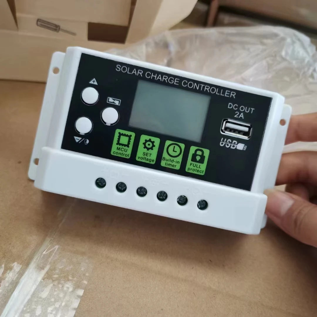 Auto 12 24 36 48 Volts 80 60 50 40 30 20 10 Amp MPPT PWM Manual Solar Panel Charger Controller LCD Display China Max PV 150V