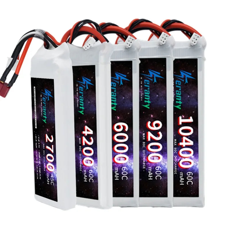 2S 7.4V Lipo Battery 1500MAH-10400MAH With T/XT60/XT90 Connector for FPV Frame RC Helicopter Plane Car Accessories 7.4V Battery PRIME RJ SOLAR PH
