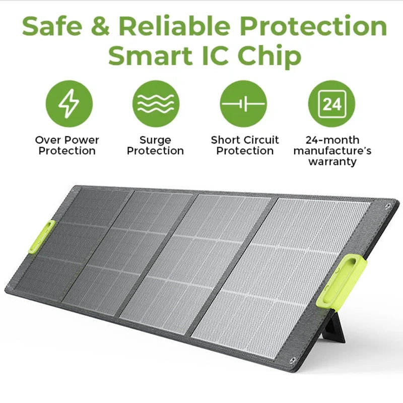 Portable Waterproof Foldable Solar Panel Kit 100W to 400W Charging Capacity for Outdoor Camping PRIME RJ SOLAR PH