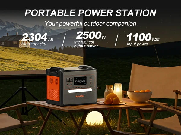 OEM ODM Power Station Solar Energy System  2400W 2500W Lifepo4 Outdoor Solar Power Generator Portable Power Station PRIME RJ SOLAR PH