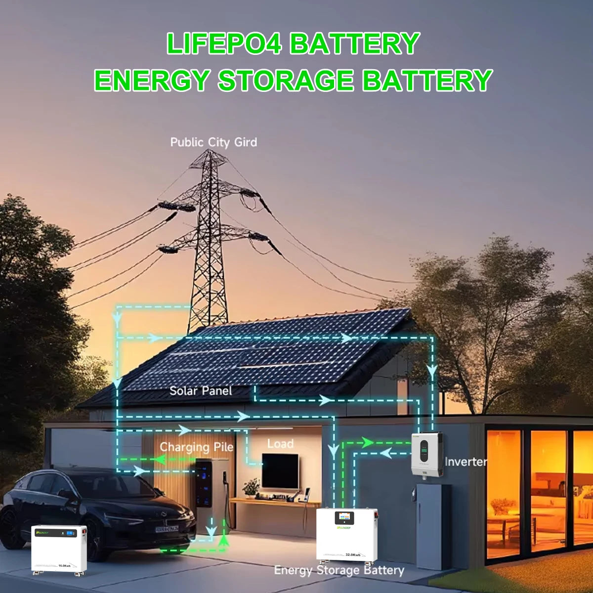 Delong Factory 30KWh 6000 Cycles 600AH Vertical Moveable LiFePO4 51.2V 16S Bolted Battery Pack Home Energy Storage MPPT 10 Year PRIME RJ SOLAR PH