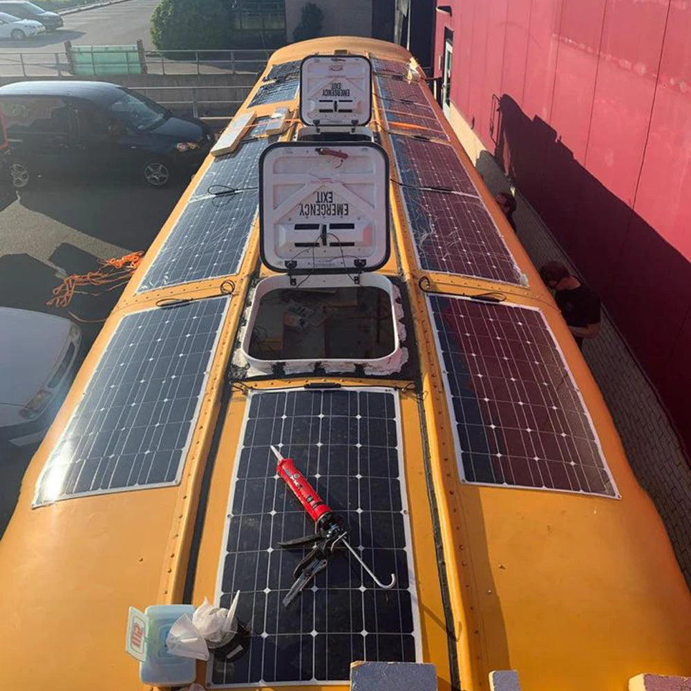 500W Flexible Solar Panel 100w 200w 300w 400W Solar kit diy Photovoltaic for 12v 24V car battery Computer Balcony boat house