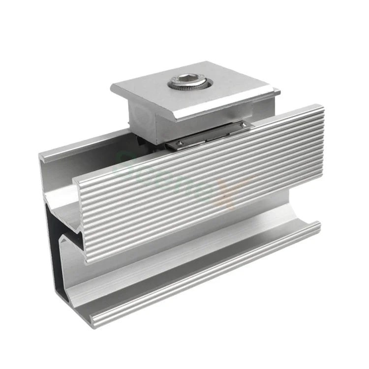 Aluminum Earthing Kit with Solar Grounding Lugs Solar Bracket Components for Efficient Solar Panel Mounting