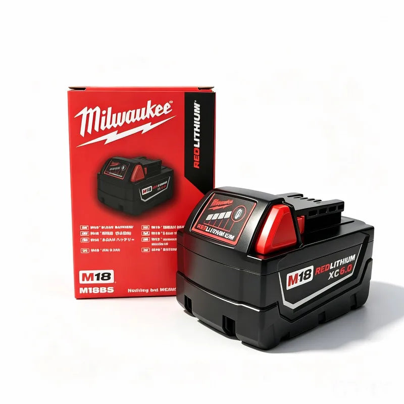 Red XC6.0 Original Replacement Milwaukee M18 6Ah Cordless Tools Rechargeable Lithium Batteries Kit Sets Battery