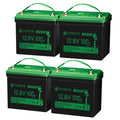 Mini Battery Pack 12.8V 100Ah 6000 Cycles Lithium Battery for RV Trolling Motor Yacht Camping