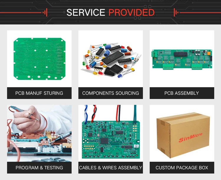 Inverter PCB Circuit Board Supplier Electronic PCB Assembly PCBA Pure Factory Universal FR4 1-30 Layers 20042701 Green