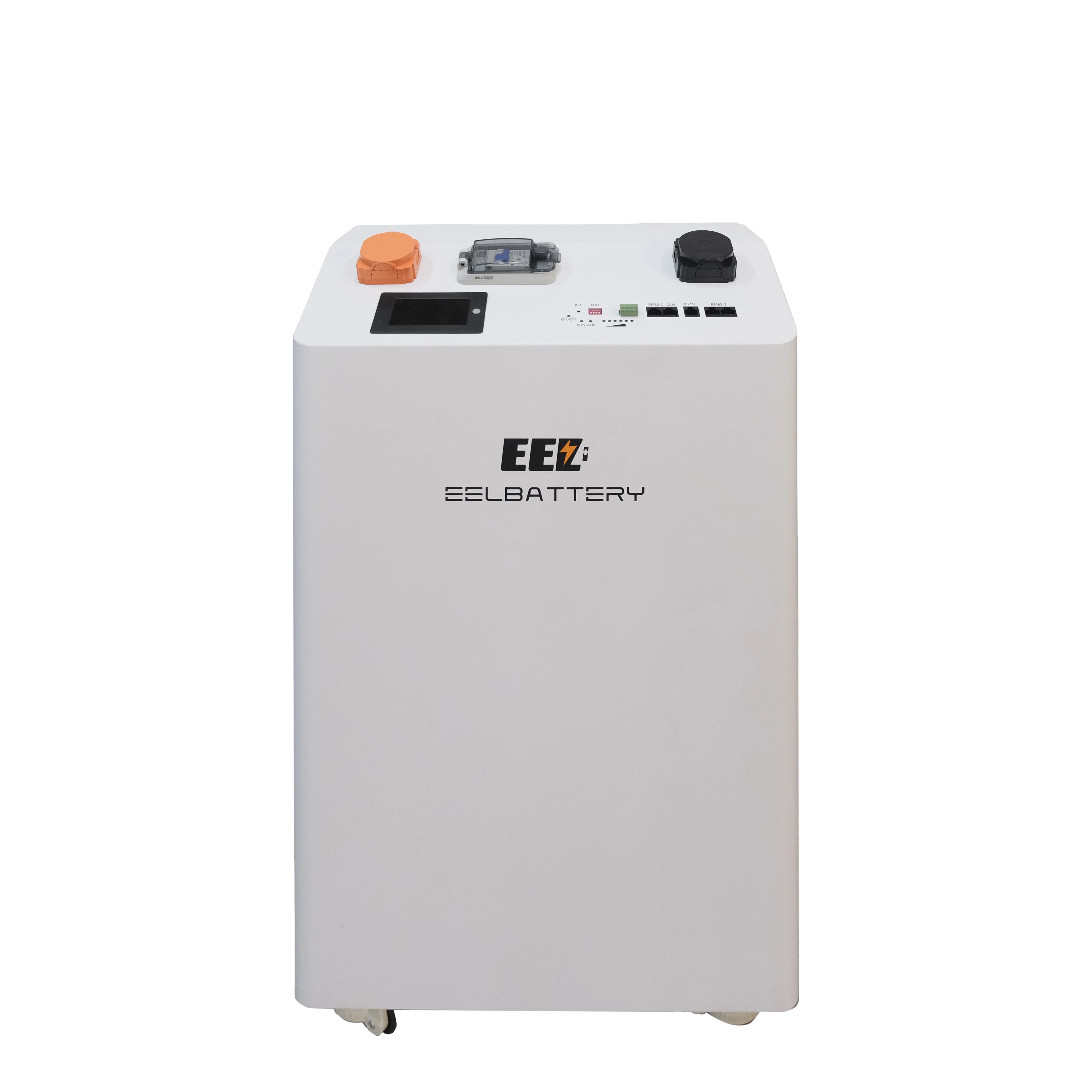 EU Stock EEL V1 48v Lifepo4 Battery Pack Battery Box DIY Kits with JK 200A BMS and Wheels Breaker for 280ah-330ah Lifepo4 Cell PRIME RJ SOLAR PH