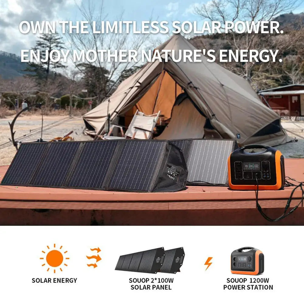1200W Output Outdoor Energy Lifepo4 Battery Tragbare Kraftwerk Powerstation Portable 1000w Power Station Solar Generator PRIME RJ SOLAR PH