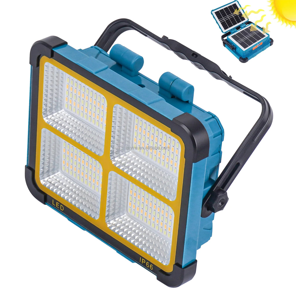 Outdoor Led Solar Floodlight Energy Saving 5 Modes Lamp Germany Warehouse Stock Hiking Camping Fishing Garden Emergency Light PRIME RJ SOLAR PH