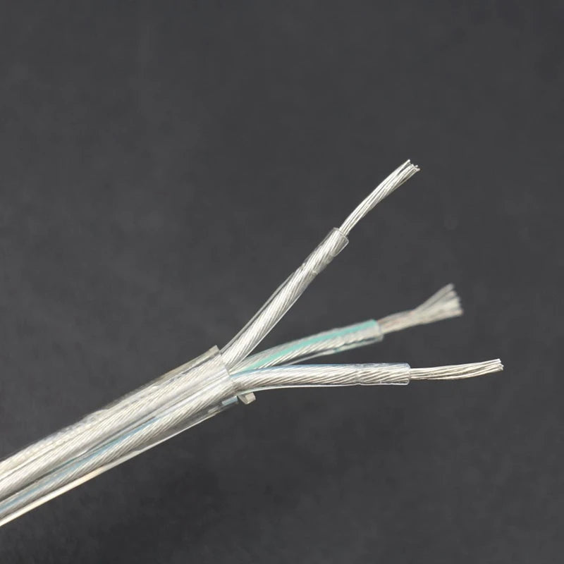 2 Core 3 Core Transparent PVC Insulator Electrical Wire Cable 250V Clear PVC Power Cords Flexible Round Wire PRIME RJ SOLAR PH