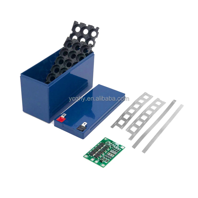 Full Set 12v 7ah Battery case with 3s40a Diy 12 Volt 7ah Lithium Empty Battery Box Plastic