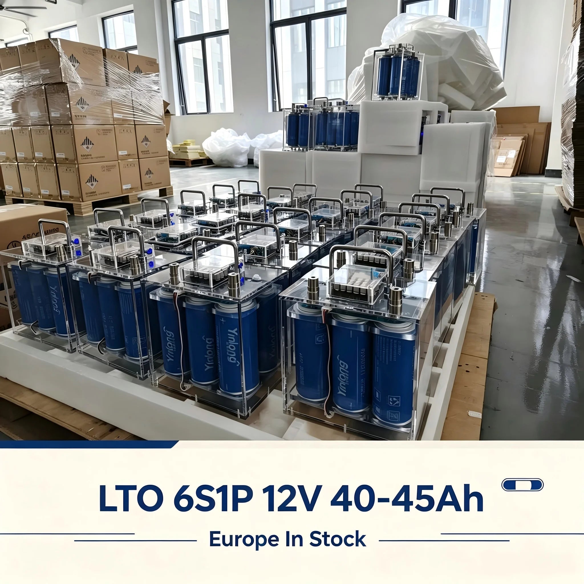 Yinlong 12V 40Ah 45Ah LTO Battery Pack 6S1P for Cold Environment Backup Power Energy Supply System