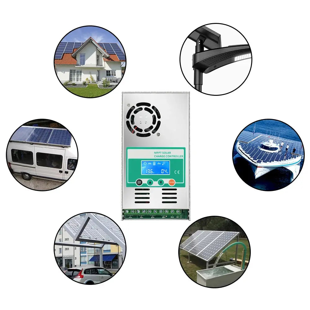 PowMr Smart Solar Panel Controller 60A 12V/24V/36V/48V Auto Upgraded Version MPPT Solar Charge Controller PRIME RJ SOLAR PH