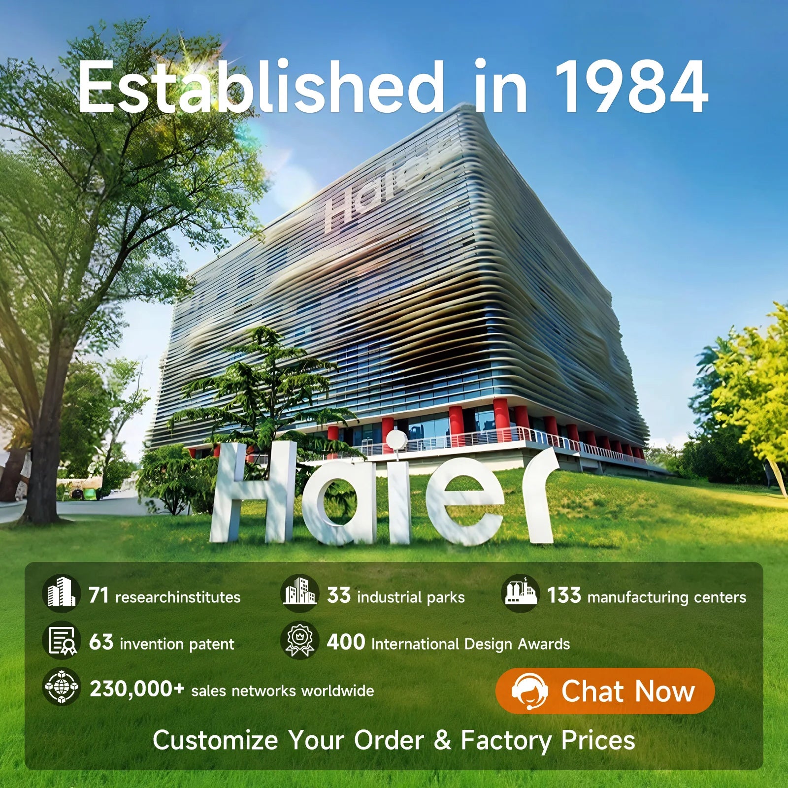 HAIER GV-REMB Solar Heat Pipe Evacuated Tube Collector Outdoor Hot Water Heater Hotel Household 3-Year Warranty