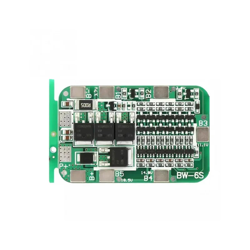 6 Series of 22V and 24V Power Tools, Solar Lighting, 18650 Lithium Battery protection Board BMS